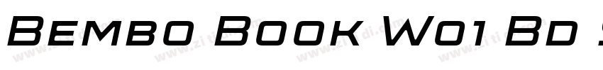 Bembo Book W01 Bd SC字体转换